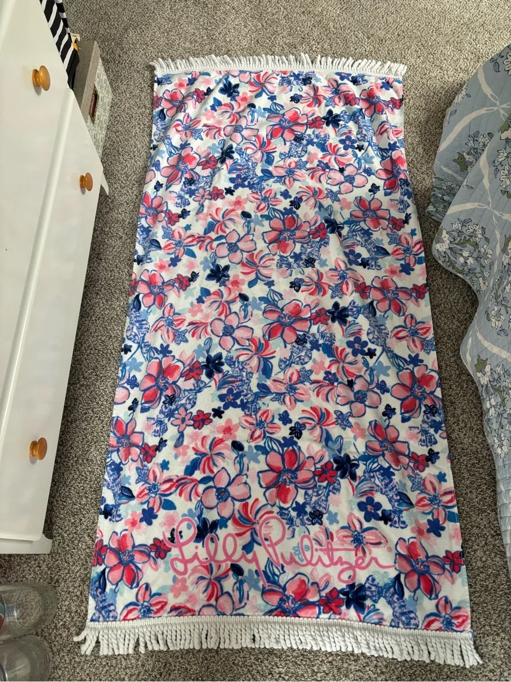 Lilly Pulitzer Floral Beach Towel